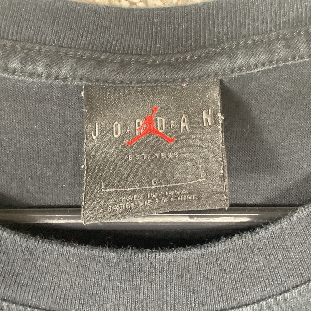 Nike Air Jordan Travis Scott Shirt Mens Large Black Cactus Jack Graphic NBA Rap - Picture 4 of 7